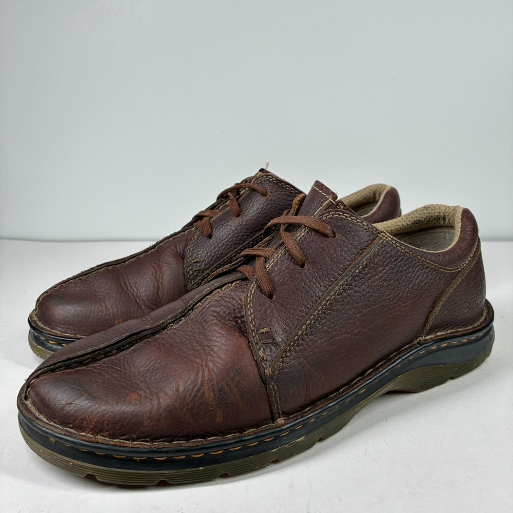 Dr. Martens Ripley Men's US 11 Brown Leather 3-Eye Split-Toe Oxford Shoes 11232